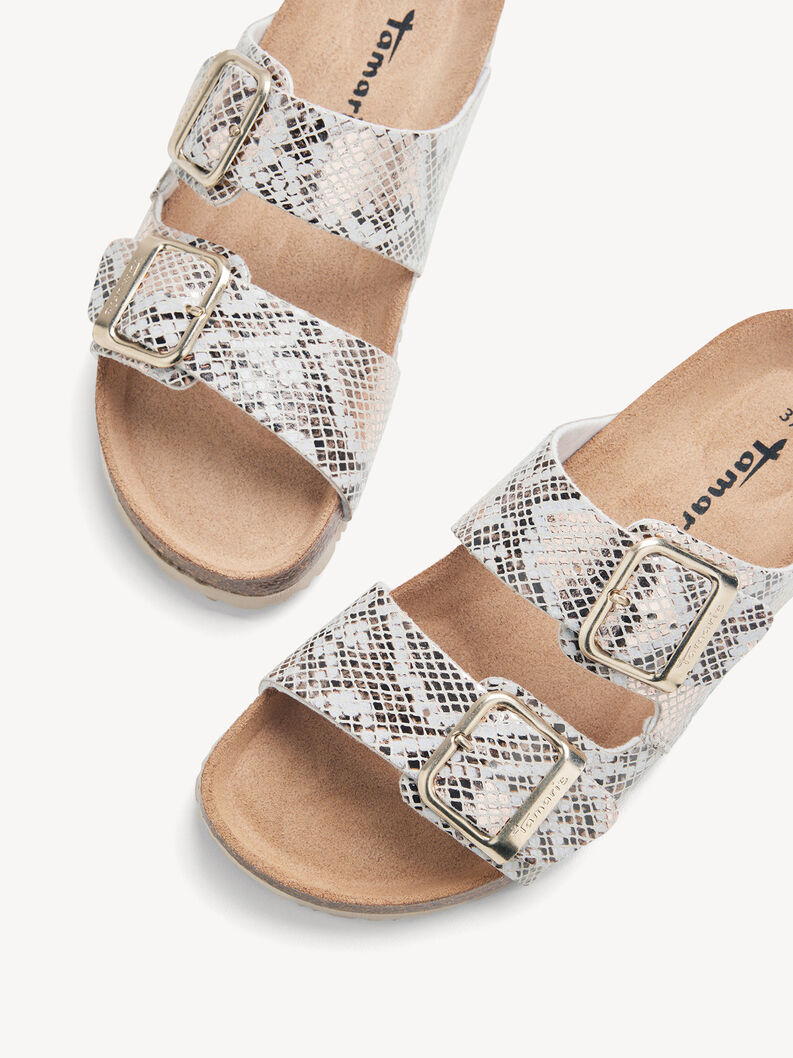 mules, BEIGE/SNAKE, hi-res