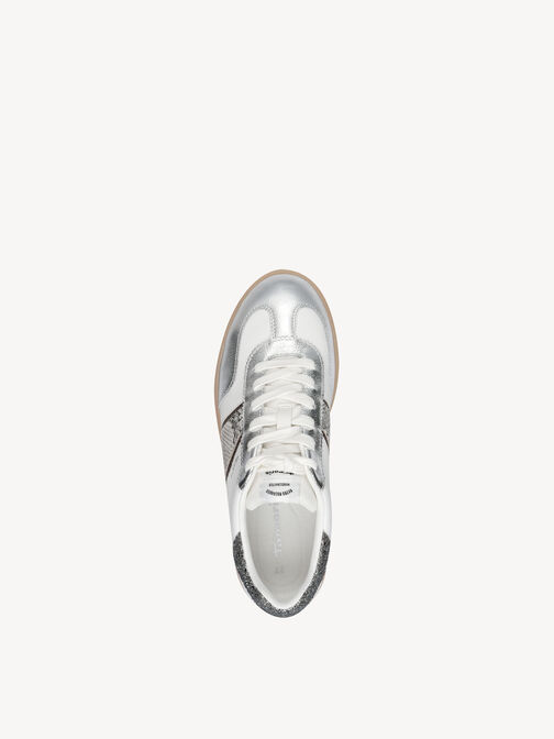 Sneaker, WHITE/SILVER, hi-res