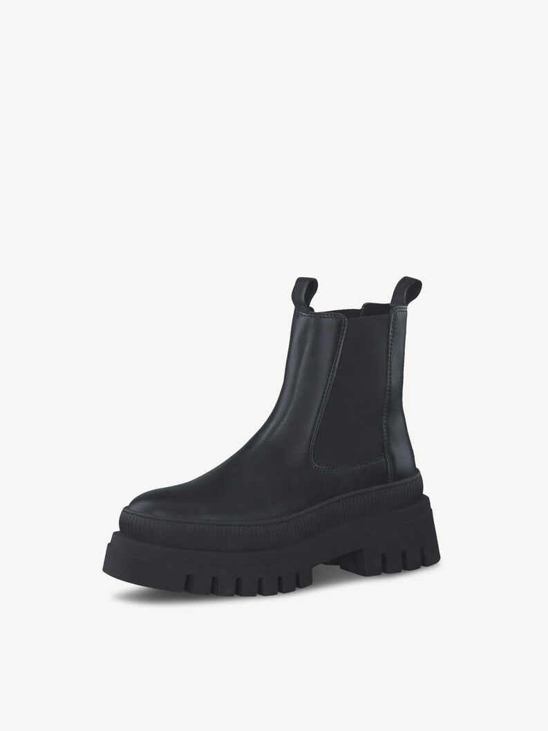 Leather Chelsea boot - black, BLACK LEATHER, hi-res