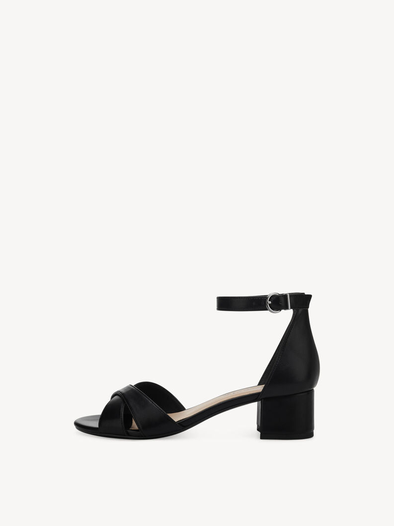 Heeled sandal - black, BLACK MATT, hi-res