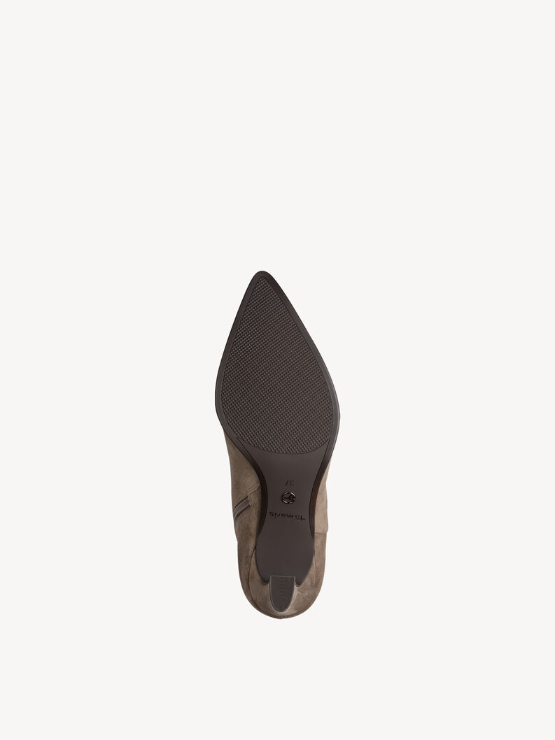 Leather Bootie - beige, TAUPE, hi-res