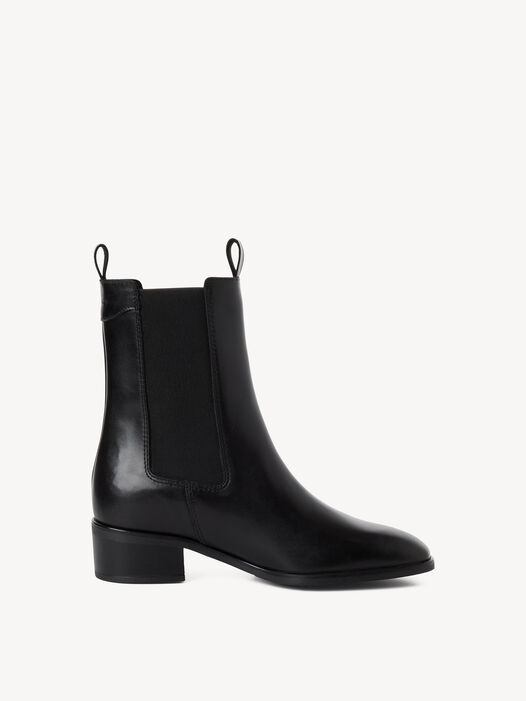 Chelseaboot, BLACK LEATHER, hi-res