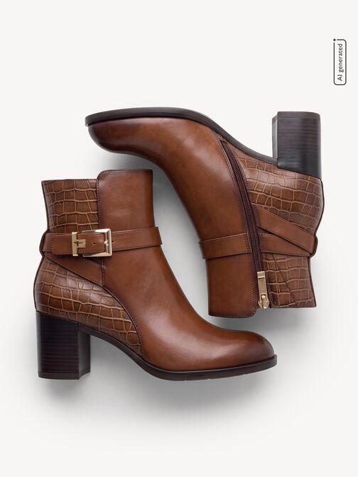 Bootie, cognac, hi-res