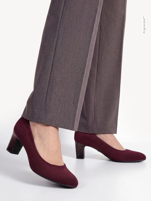 Pumps, BURGUNDY COMB, hi-res