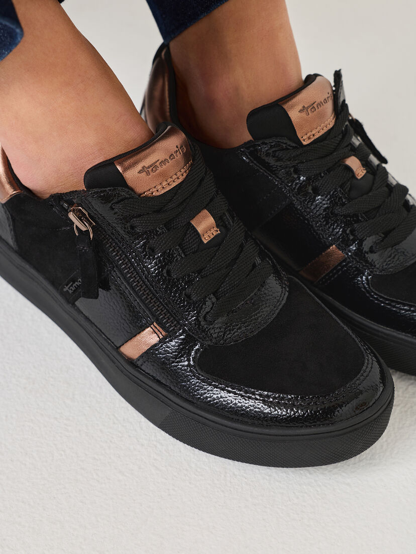 Sneaker - zwart, BLACK COMB, hi-res