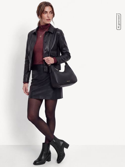 Kotn&iacute;čkov&aacute; obuv, BLACK LEATHER, hi-res