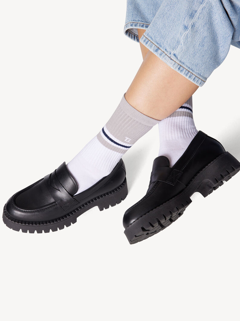 Κάλτσες, συσκευασία 2 τμχ. - πολύχρωμο, White/Grey, hi-res