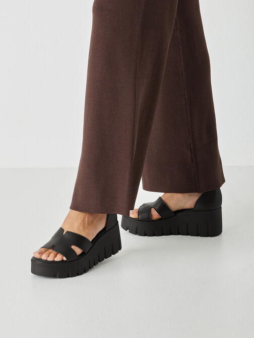 Sandalette, BLACK LEATHER, hi-res