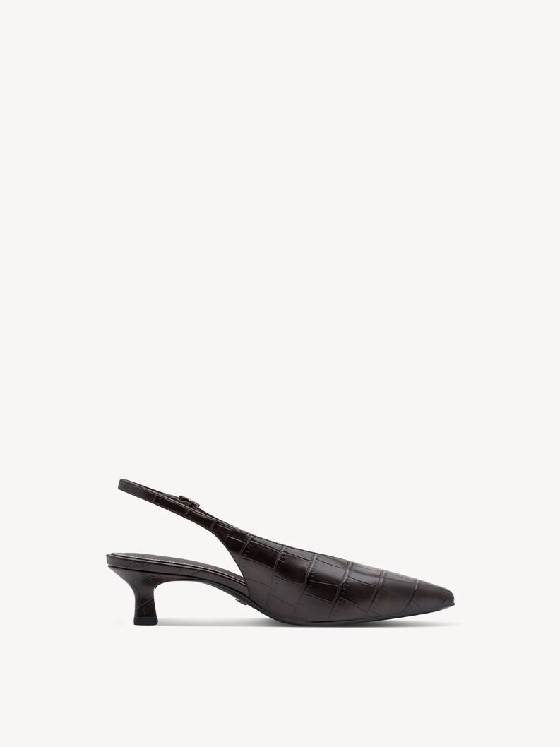 Escarpin - marron, MOCCA CROCO, hi-res