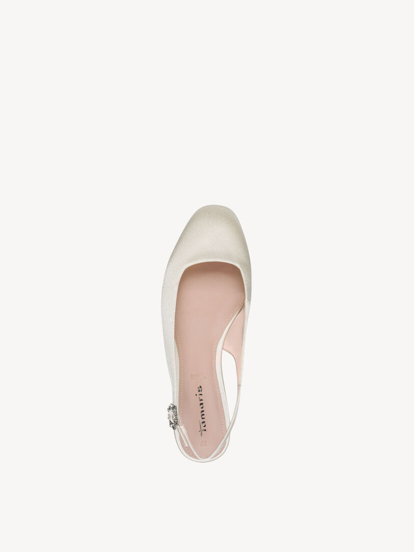 Slingpumps - wit, PEARL, hi-res