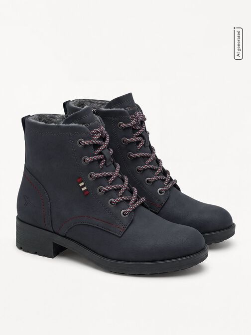 Bootie, NAVY, hi-res