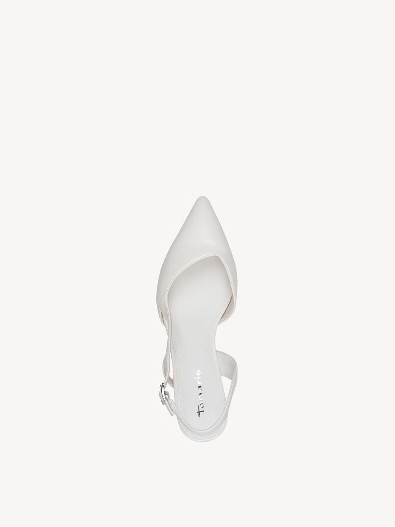 Slingpumps - wei&szlig;, WHITE, hi-res