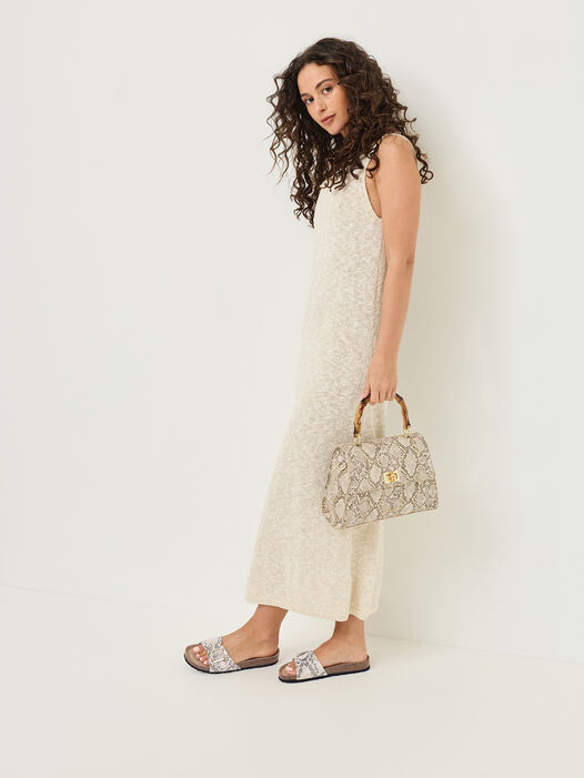 Slipper, BEIGE/SNAKE, hi-res