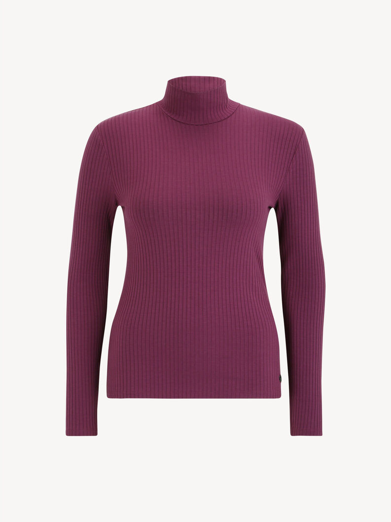Longsleeve Shirt - purple, Grape Wine, hi-res