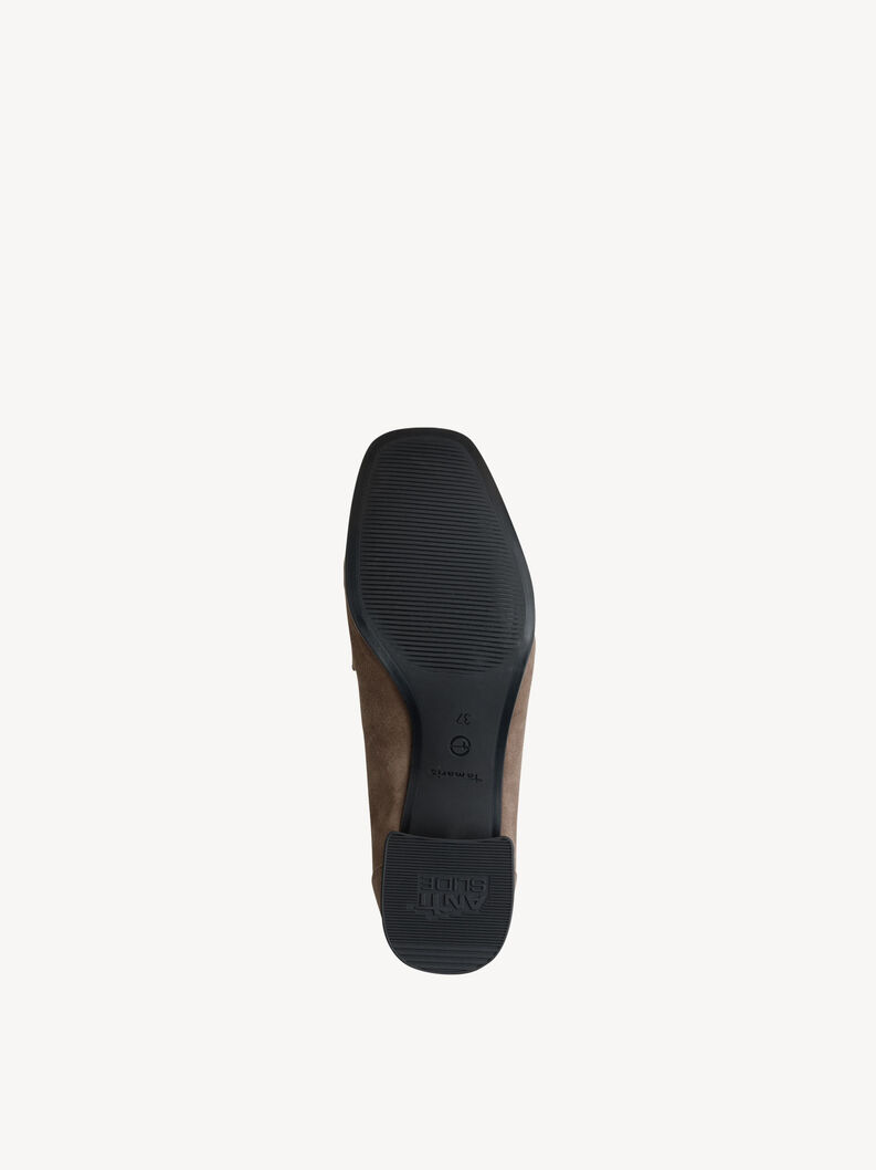 Leather Trotteur - beige, TAUPE, hi-res