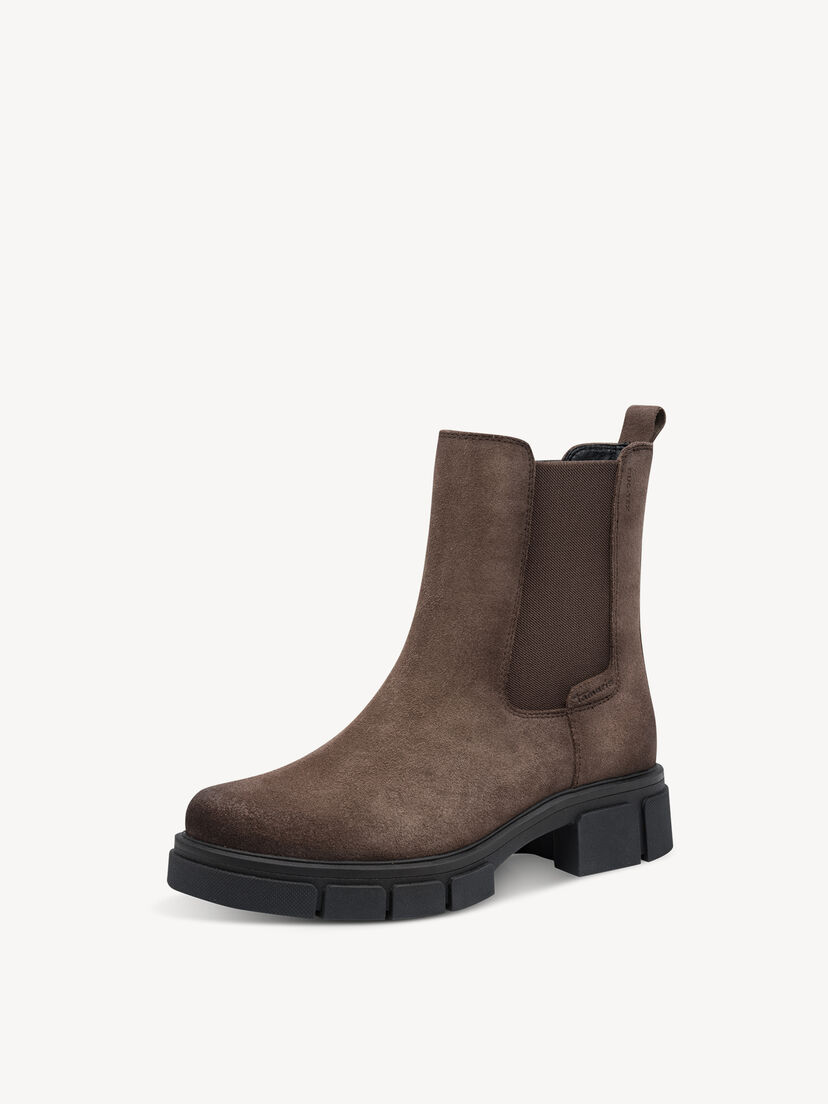 Chelseaboot - grijs, MUSHROOM SUEDE, hi-res