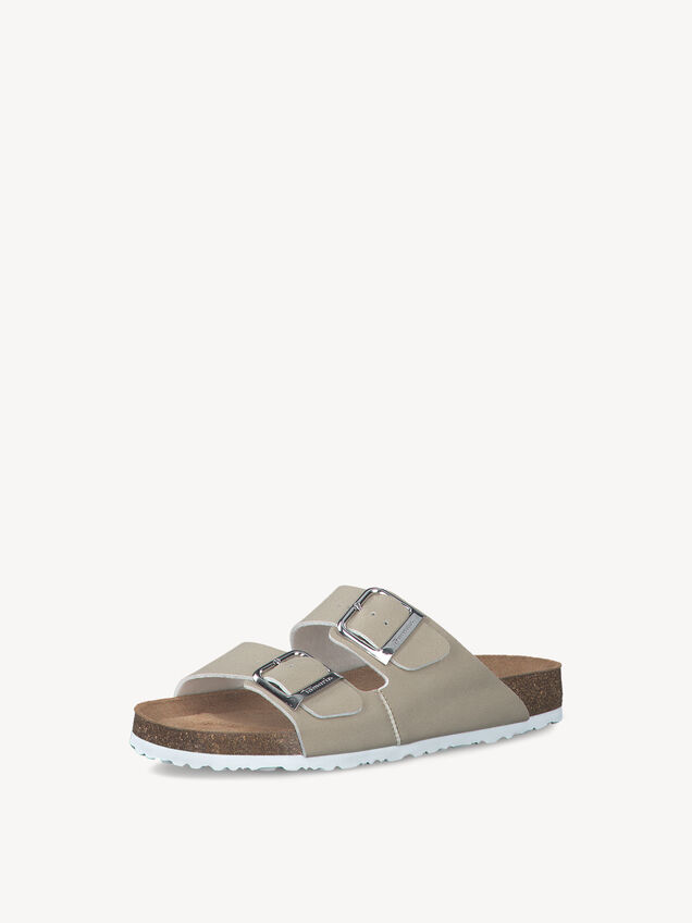 Tamaris Leather chunky mule
