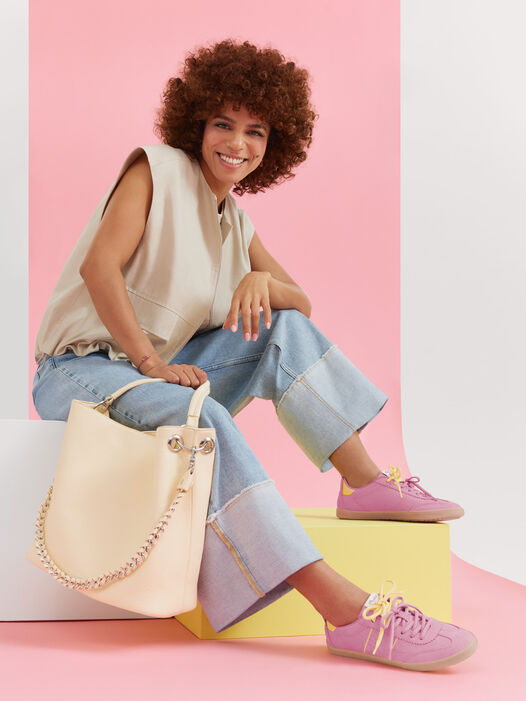 Sneaker, pink, hi-res