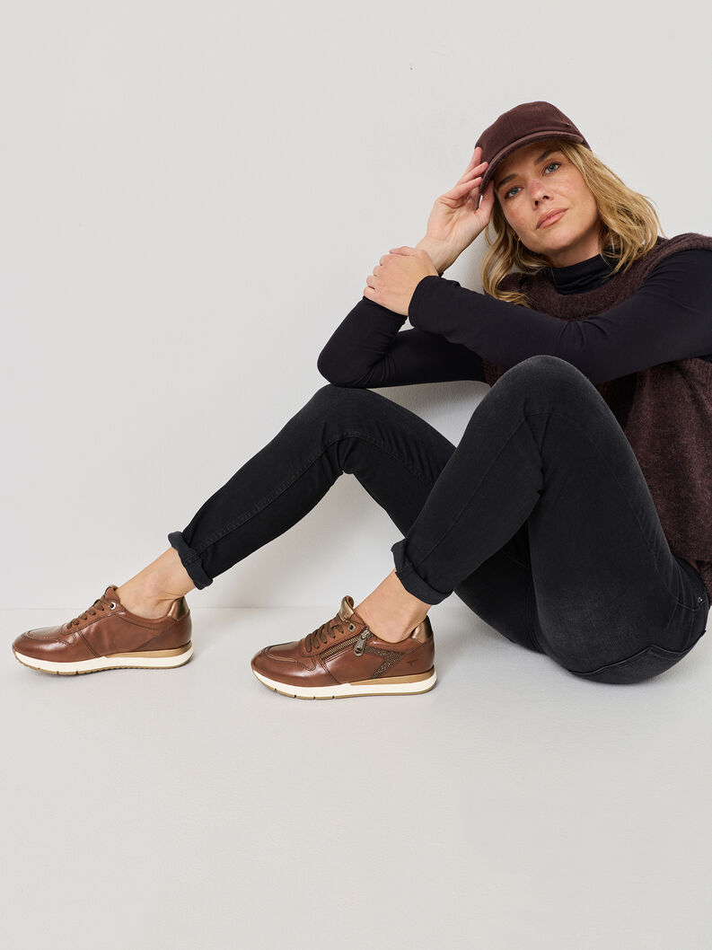 Sneaker, COGNAC, hi-res