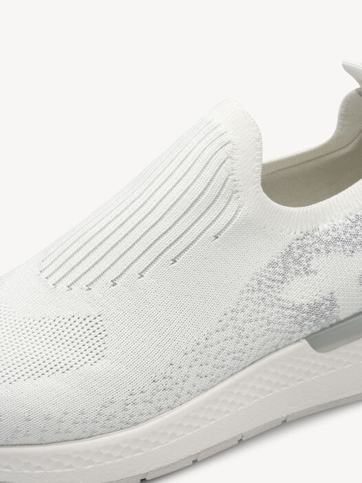 Sneaker, WHITE/SILVER, hi-res