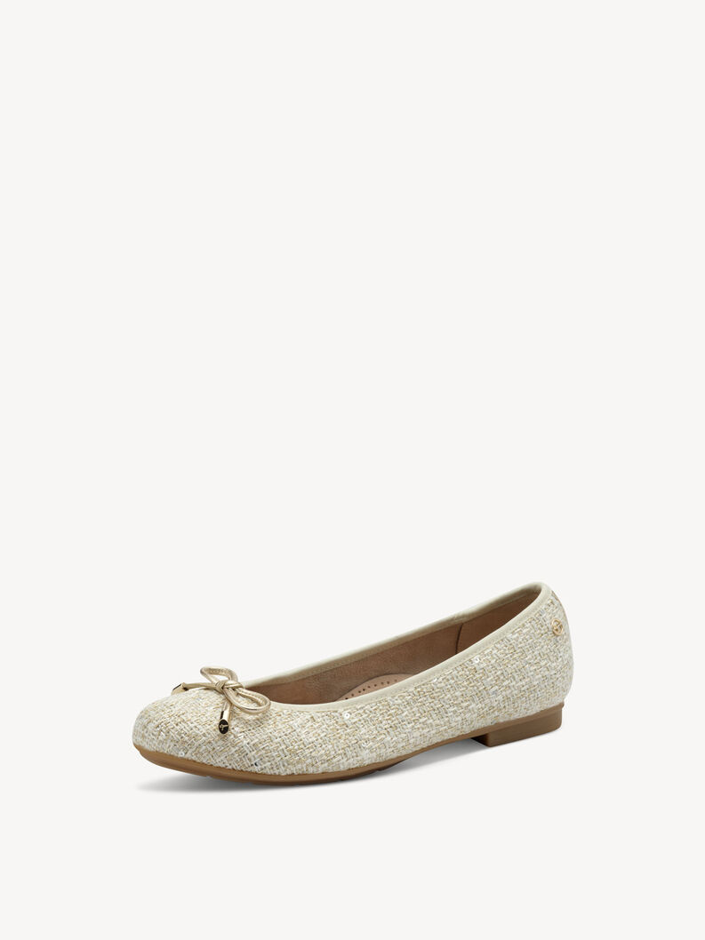 Ballerine - beige, BEIGE/GOLD, hi-res
