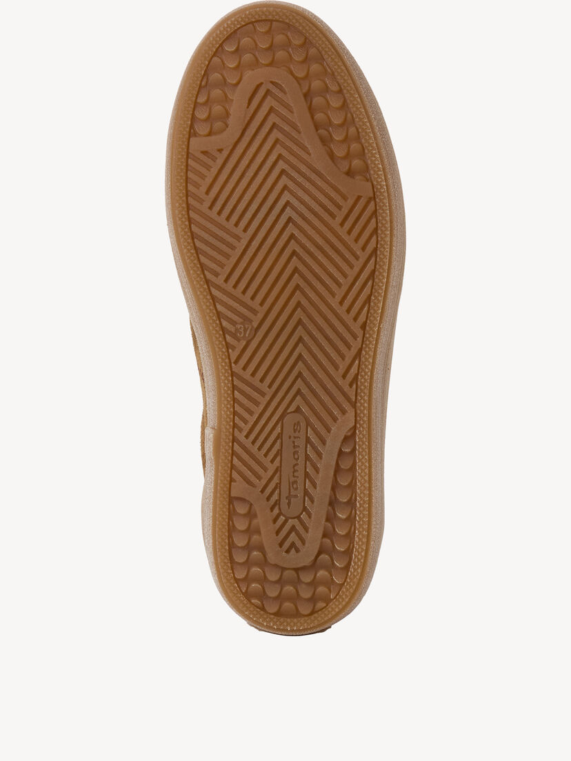 Leren Sneaker - bruin, BROWN, hi-res