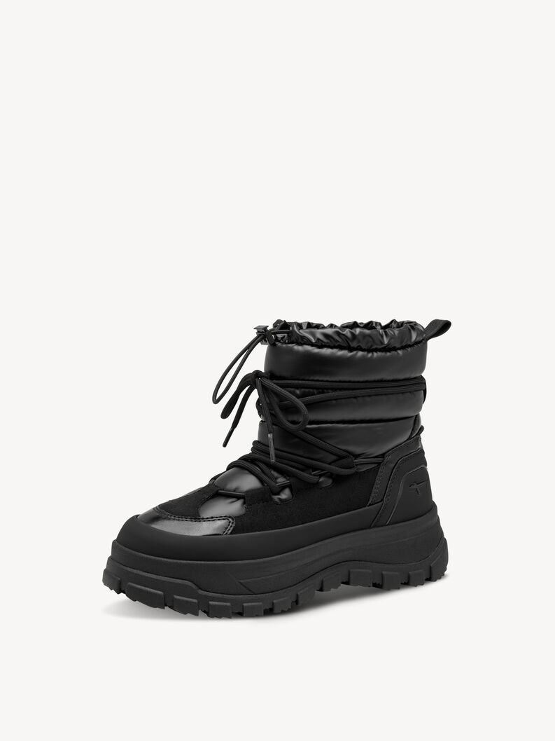 Stiefelette - schwarz Warmfutter, BLACK, hi-res