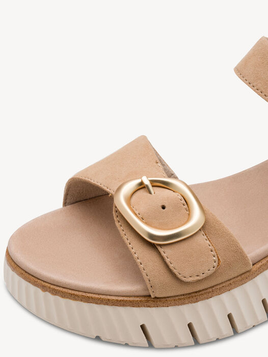 Sandaal, CAMEL SUEDE, hi-res