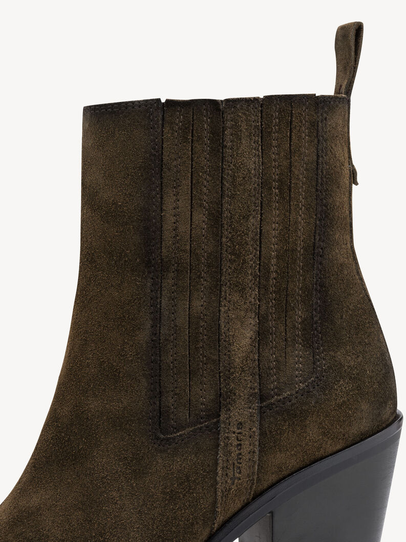 Bottine en cuir - kaki, OLIVE SUEDE, hi-res