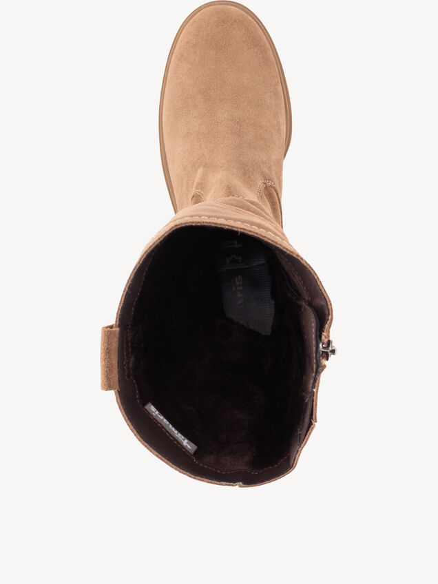 Bottes en cuir - marron, BROWN, hi-res