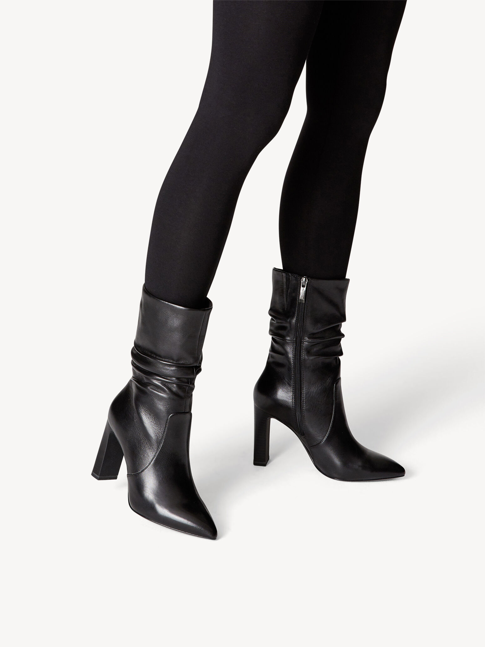 leather bootie tamaris