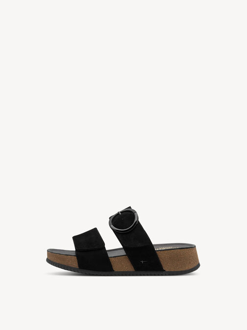 Pantolette, BLACK SUEDE, hi-res