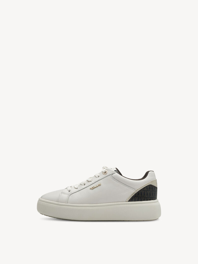 Leather Sneaker - white, OFFWHITE COMB, hi-res