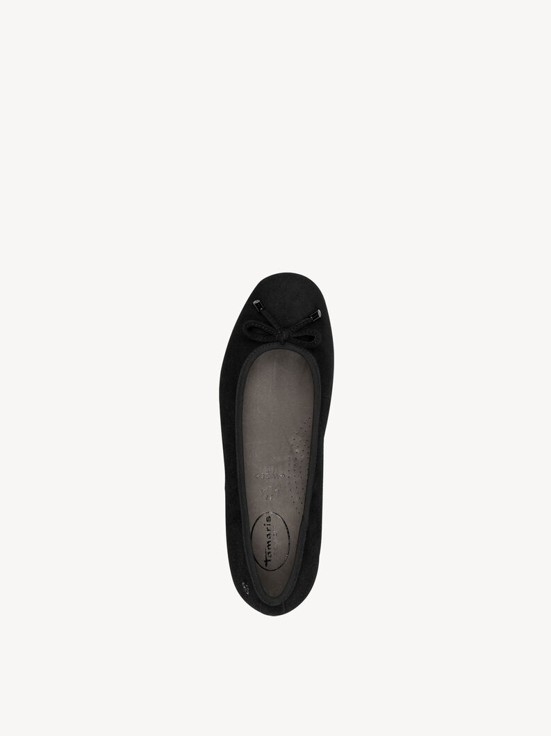Baleriny, BLACK SUEDE, hi-res