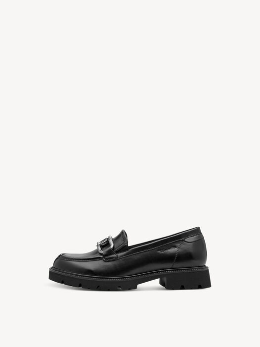 Leren Instappers, BLACK NAPPA, hi-res