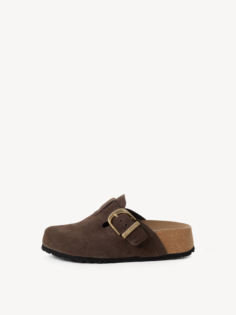 Leather Mule - brown, 304, hi-res