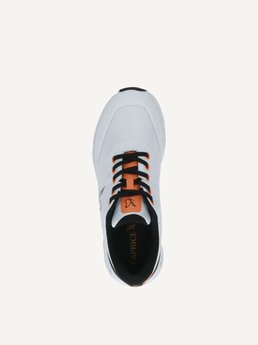 Sneaker, WHITE/ORANGE, hi-res