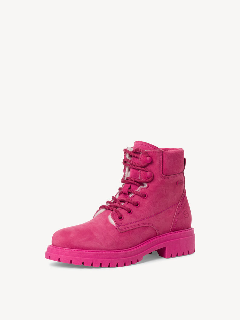 Lederstiefelette - pink Warmfutter, FUXIA, hi-res