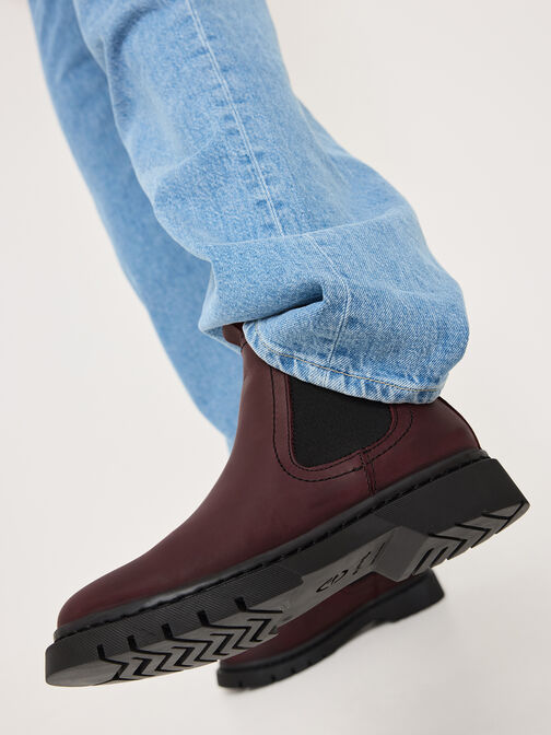 Chelsea Boot, RED, hi-res