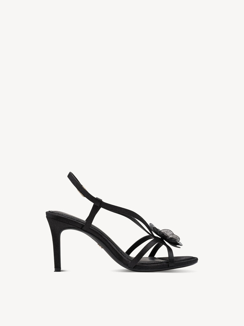 Sandale &agrave; talon - noir, BLACK, hi-res