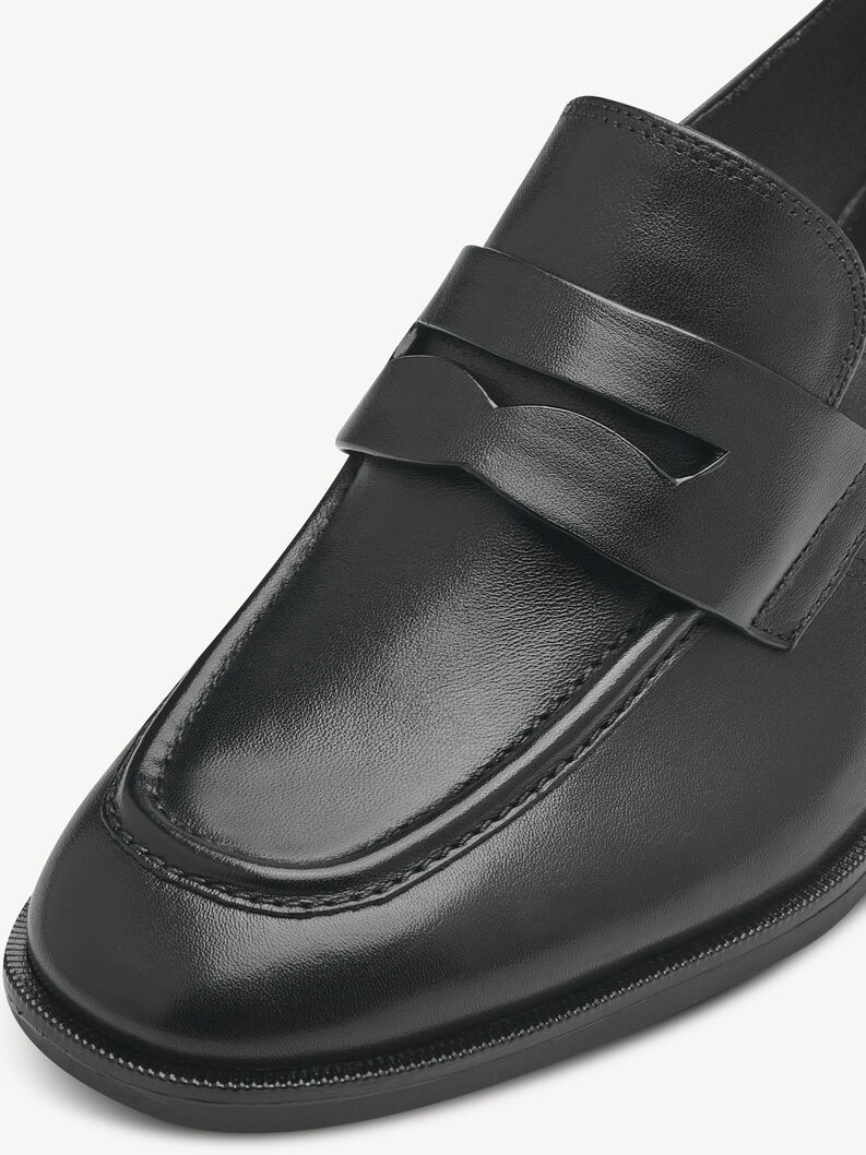 Ledertrotteur - schwarz, BLACK, hi-res