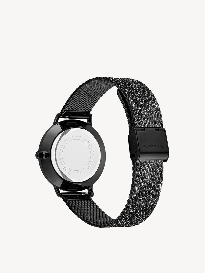 Horloge - zwart, schwarz schwarz, hi-res