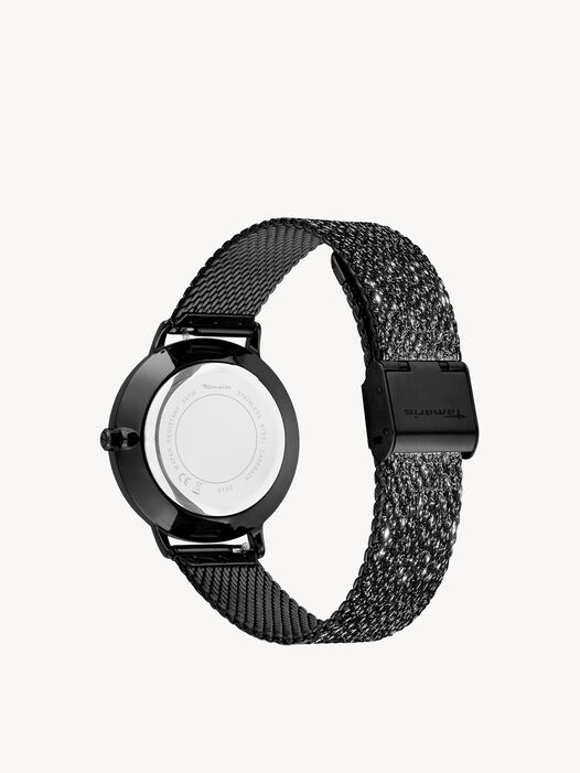 Horloge, schwarz schwarz, hi-res