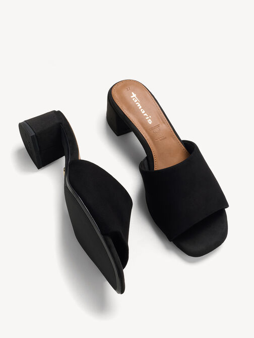 Mule, BLACK SUEDE, hi-res