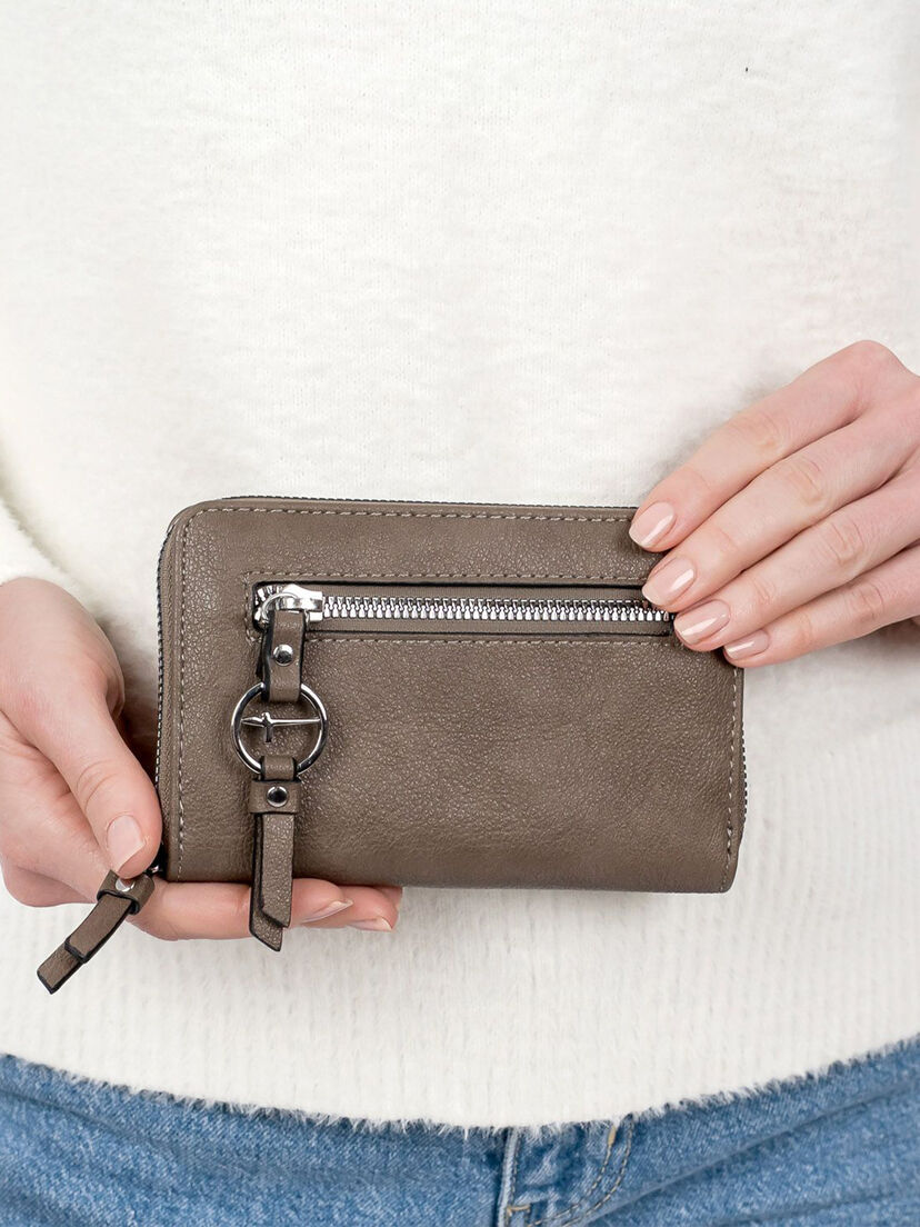 Portemonnee, mud, hi-res