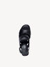 Leather Heeled sandal - black, BLACK UNI, hi-res