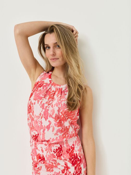 blus, Pink Lemonade Animal AOP, hi-res