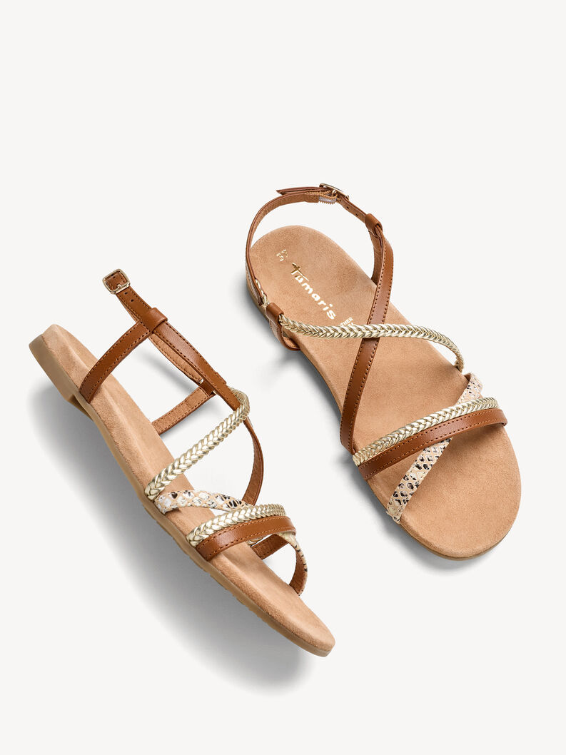 Sandal - brown, COGNAC COMB, hi-res
