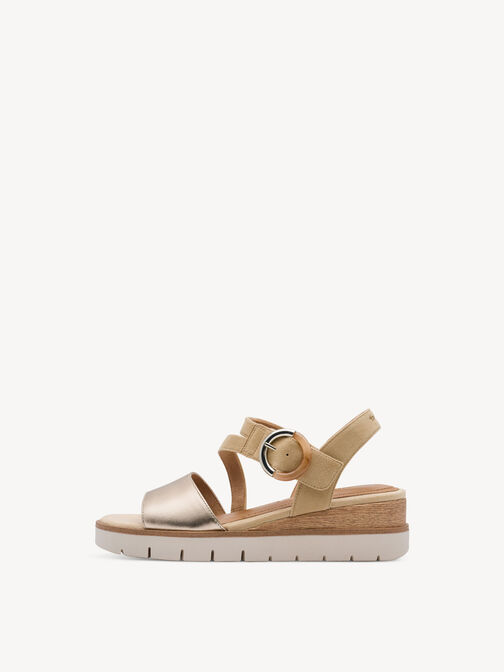 Heeled sandal, TAN COMB, hi-res