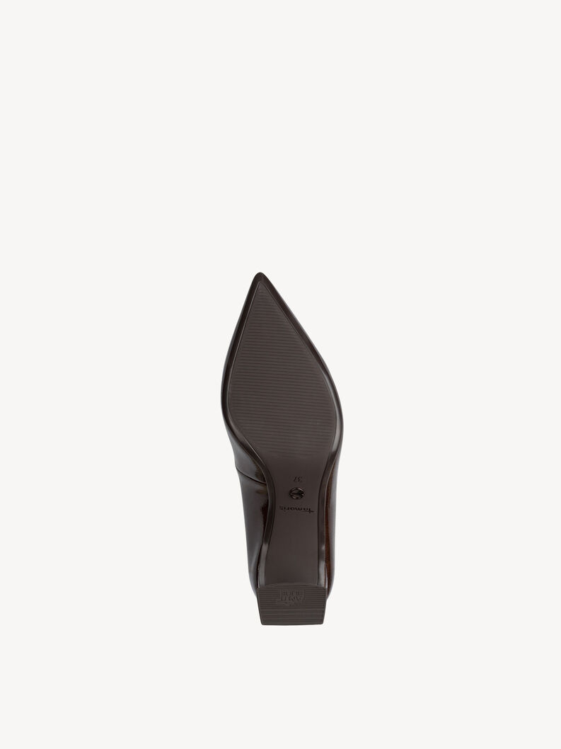 Escarpin - marron, BROWN PATENT, hi-res